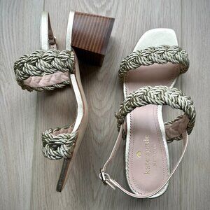 Kate Spade Valentina Mid Sandals Pale Gold 7.5